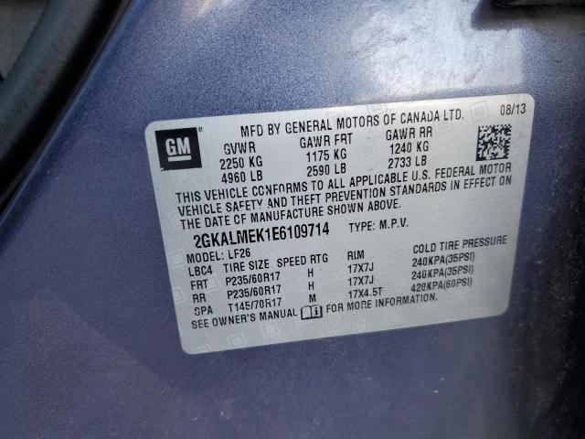 2GKALMEK1E6109714 GMC Terrain Sle