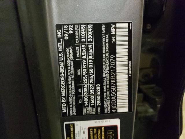 4JGDA5GB7KB217079 Mercedes-Benz Gle 400 4matic