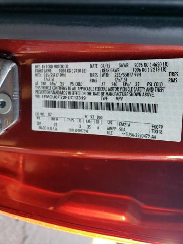 2015 FORD ESCAPE S - 1FMCU0F72FUC12319