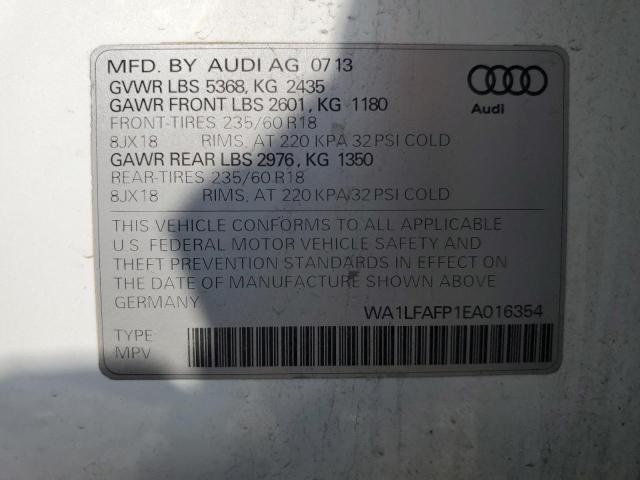 VIN WA1LFAFP1EA016354 2014 Audi Q5, Premium Plus no.13