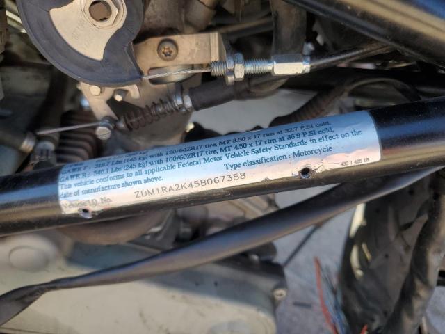 2005 DUCATI M600 ZDM1RA2K45B067358