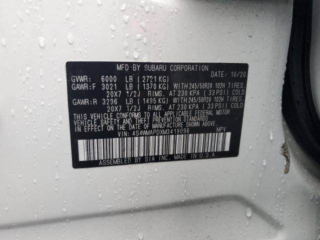 2021 SUBARU ASCENT LIM - 4S4WMAPDXM3419096