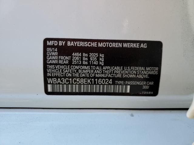 WBA3C1C58EK116024 BMW 328 I Sulev