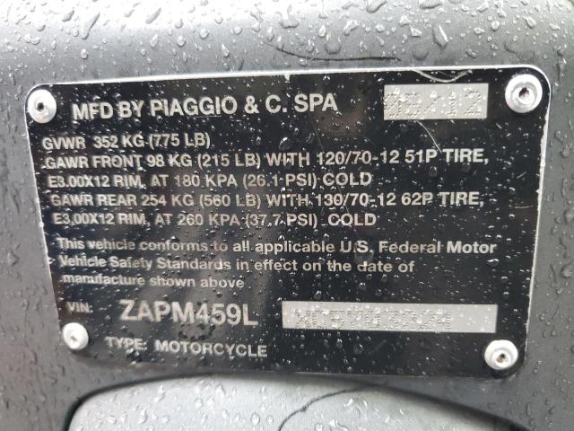 2012 VESPA GTS 300 SU - ZAPM459LXC5703224