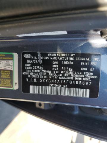5XXGN4A76FG465697 KIA OPTIMA EX