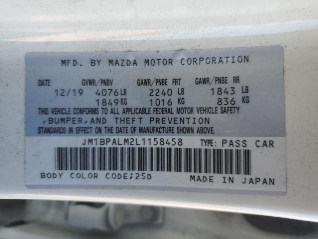 JM1BPALM2L1158458 | 2020 Mazda 3