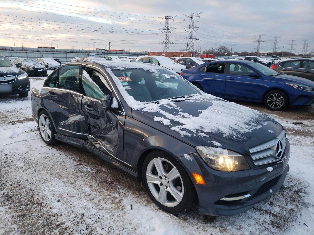 Lot #2558819777 2011 MERCEDES-BENZ C 300 4MAT