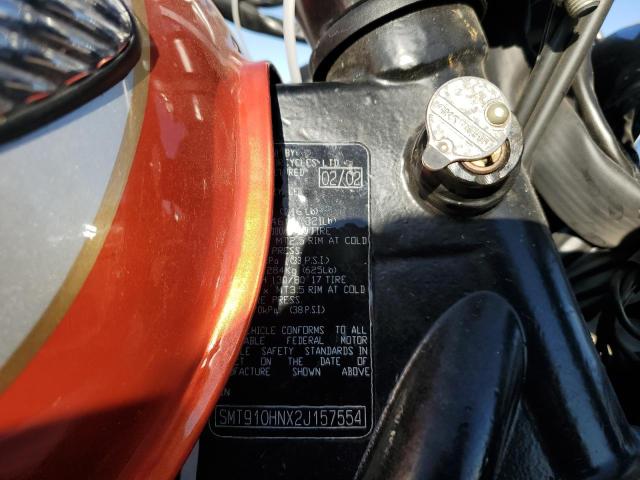 2002 TRIUMPH MOTORCYCLE T100 BONNE - SMT910HNX2J157554