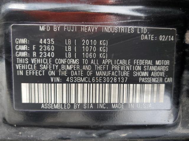 4S3BMCL65E3028137 | 2014 SUBARU LEGACY 2.5