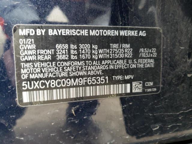 5UXCY8C09M9F65351 BMW X6 M50I 12