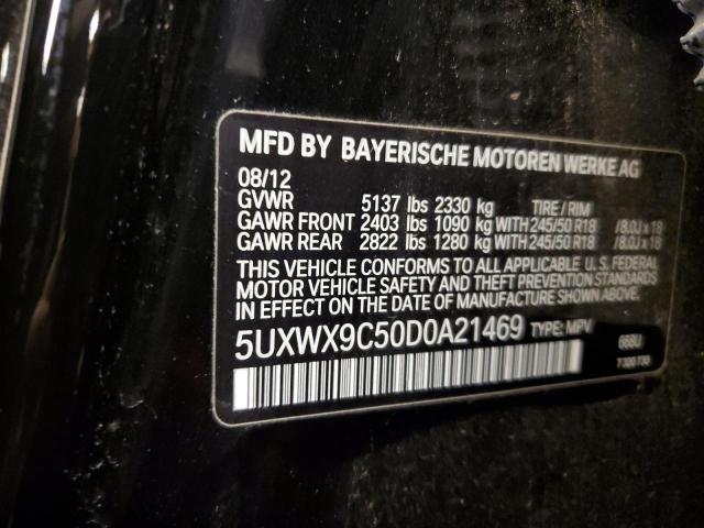 VIN 5UXWX9C50D0A21469 2013 BMW X3, Xdrive28I no.12