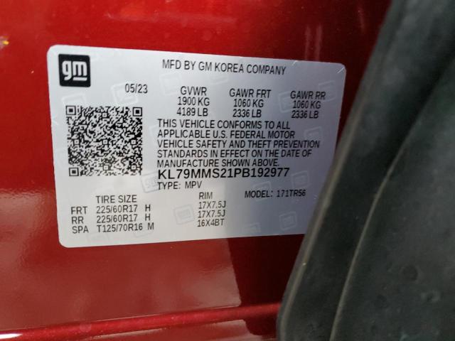 KL79MMS21PB192977 Chevrolet Trailblazer Ls