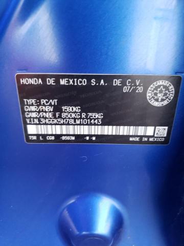 2020 HONDA FIT SPORT - 3HGGK5H78LM101443