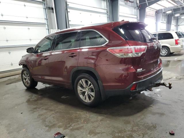 VIN 5TDJKRFH5FS077792 2015 Toyota Highlander, Xle no.2