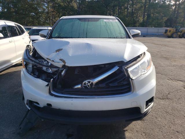 VIN 5TDZARFHXES005281 2014 Toyota Highlander, LE no.5