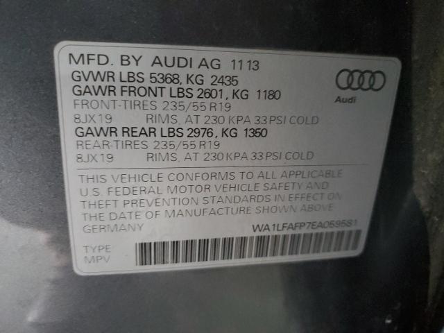 VIN WA1LFAFP7EA059581 2014 Audi Q5, Premium Plus no.12