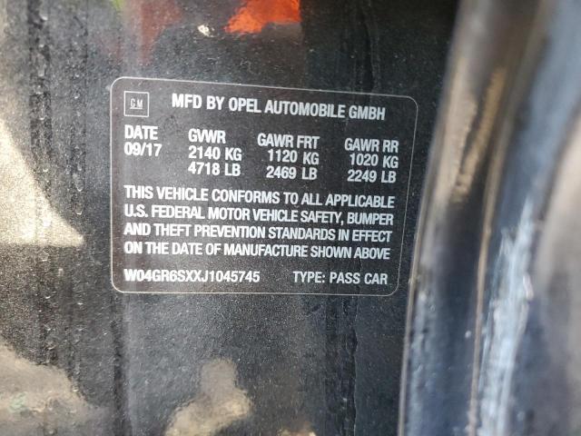 2018 BUICK REGAL ESSE W04GR6SXXJ1045745