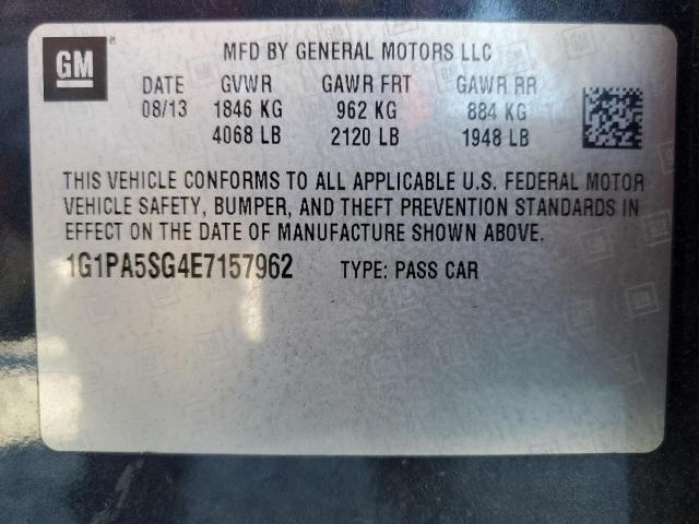 1G1PA5SG4E7157962 Chevrolet CRUZE LS