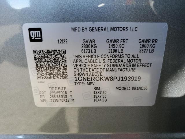 2023 CHEVROLET TRAVERSE L - 1GNERGKW8PJ193919