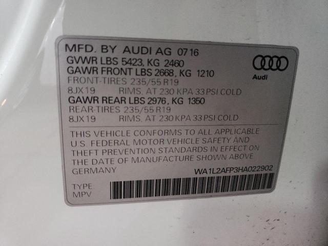 WA1L2AFP3HA022902 2017 AUDI Q5, photo no. 12