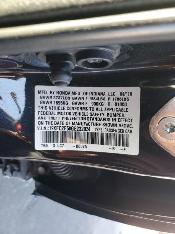 19XFC2F50GE232924 Honda Civic Lx