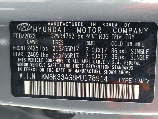 KM8K33AG8PU178914 | 2023 HYUNDAI KONA SEL