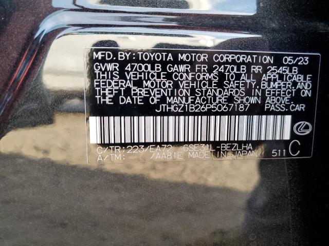 2023 LEXUS IS 350 F S - JTHGZ1B26P5067187