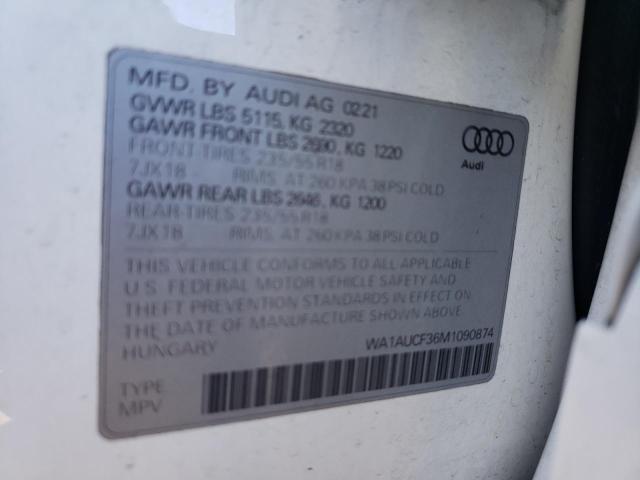 WA1AUCF36M1090874 Audi Q3 PREMIUM 10