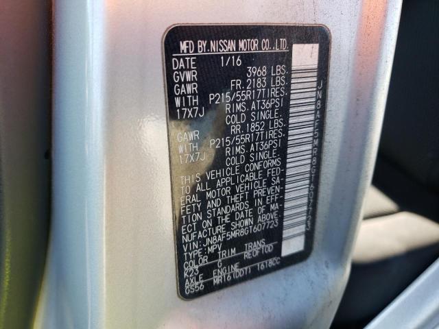 2016 NISSAN JUKE S - JN8AF5MR8GT607723