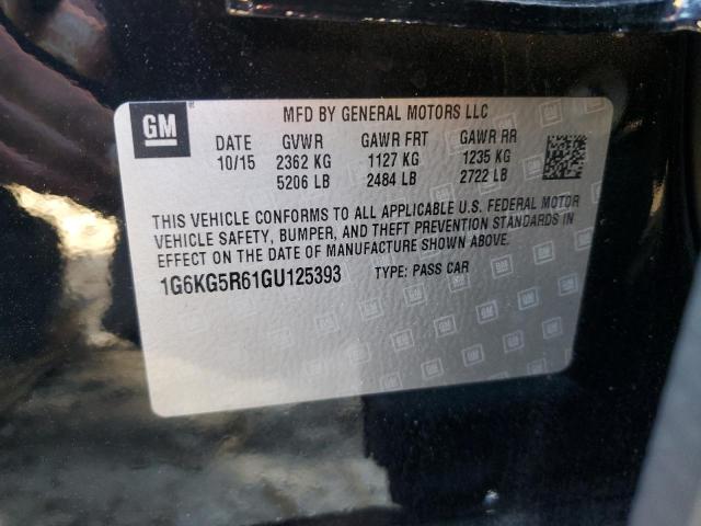 2016 CADILLAC CT6 PREMIU - 1G6KG5R61GU125393