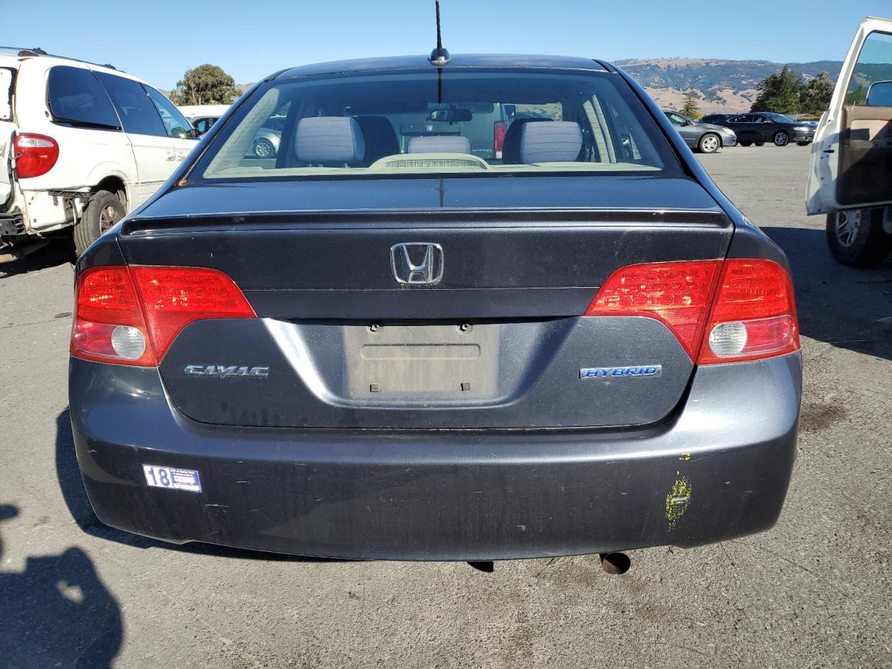 Lot #2206949126 2008 HONDA CIVIC HYBR
