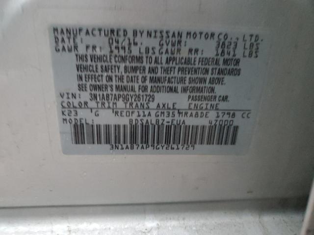 2016 NISSAN SENTRA 1.8 - 3N1AB7AP9GY261729