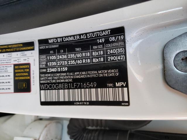 WDC0G8EB1LF716549 Mercedes-Benz Glc 300 4matic