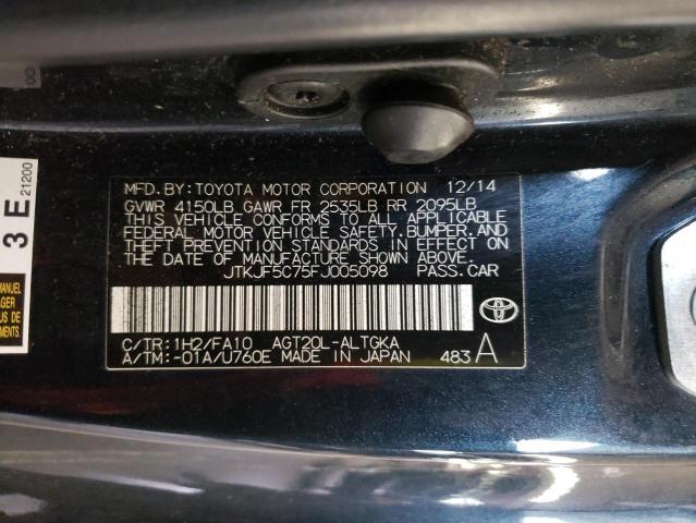 JTKJF5C75FJ005098 | 2015 TOYOTA SCION TC