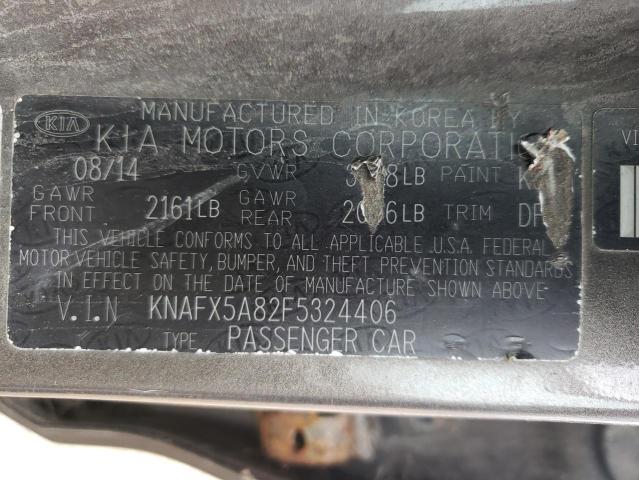 KNAFX5A82F5324406 KIA FORTE EX