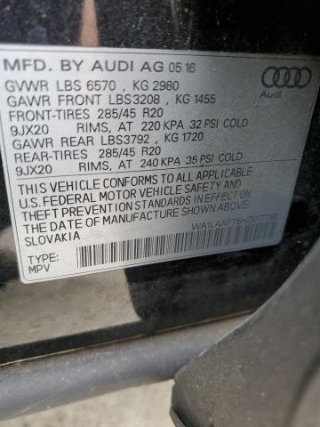 WA1LAAF76HD017792 2017 AUDI Q7, photo no. 13