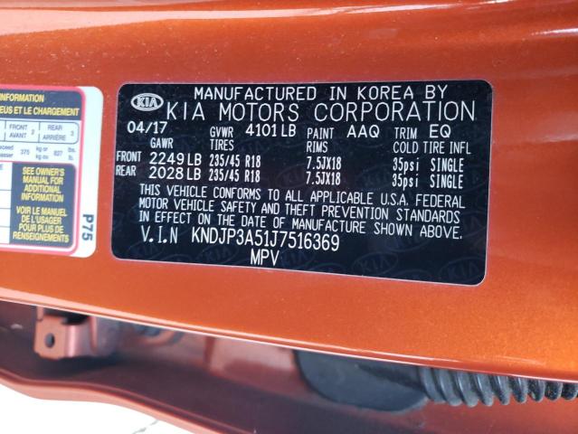 KNDJP3A51J7516369 | 2018 KIA SOUL +