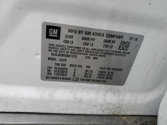 KL4CJASB4GB611219 2016 BUICK ENCORE - Image 12