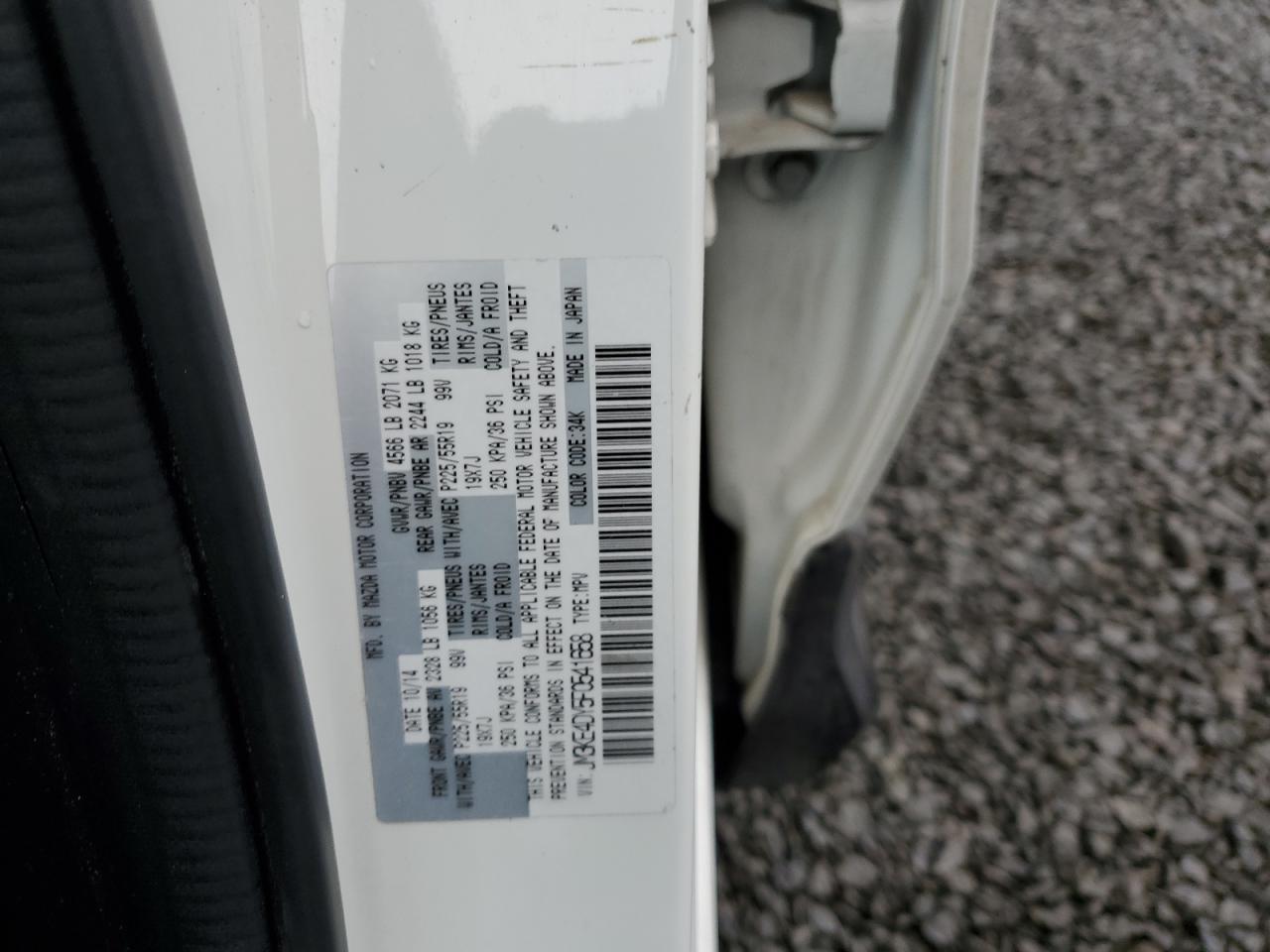 JM3KE4DY5F0541658 2015 Mazda Cx-5 Gt