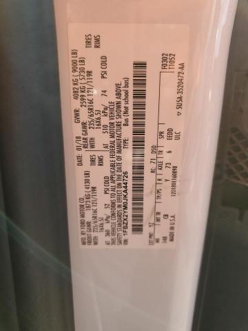 2018 FORD TRANSIT T- - 1FBZX2YM0JKA44726