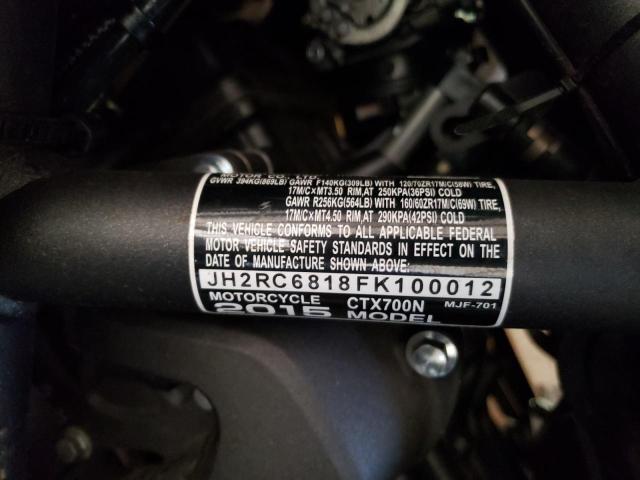 2015 HONDA CTX700 N JH2RC6818FK100012