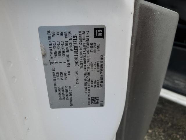 2015 GMC SAVANA G35 1GTZ7UCF0F1166340