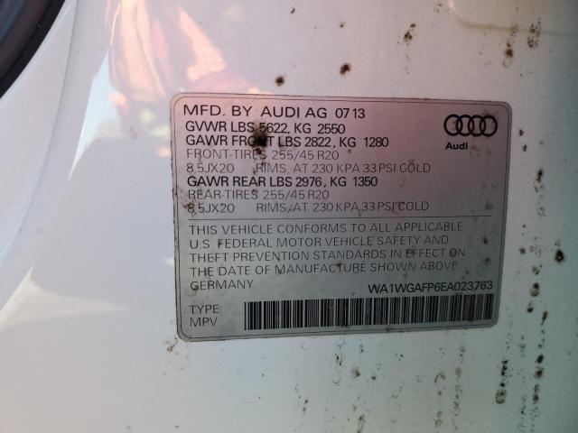 VIN WA1WGAFP6EA023763 2014 Audi Q5, Prestige no.13