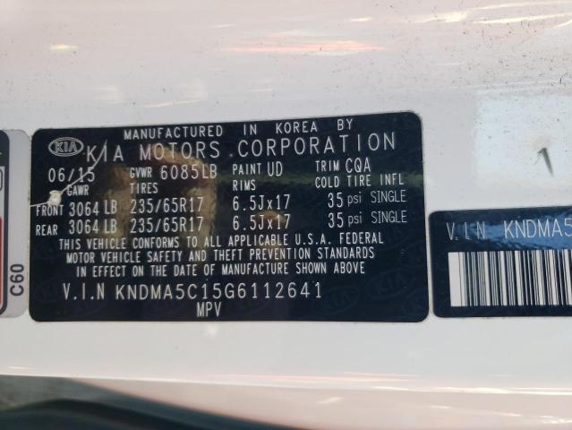 KNDMA5C15G6112641 KIA Sedona L
