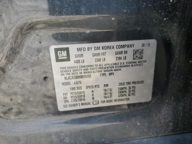 2017 BUICK ENCORE PRE - KL4CJESB0HB015193