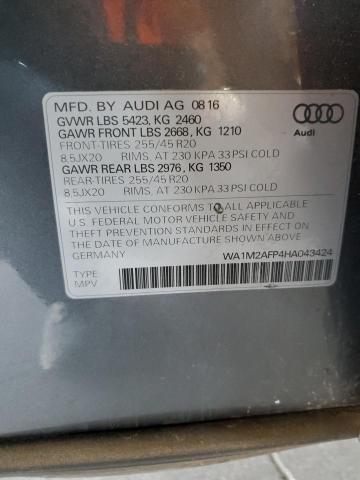 VIN WA1M2AFP4HA043424 2017 Audi Q5, Premium Plus no.12