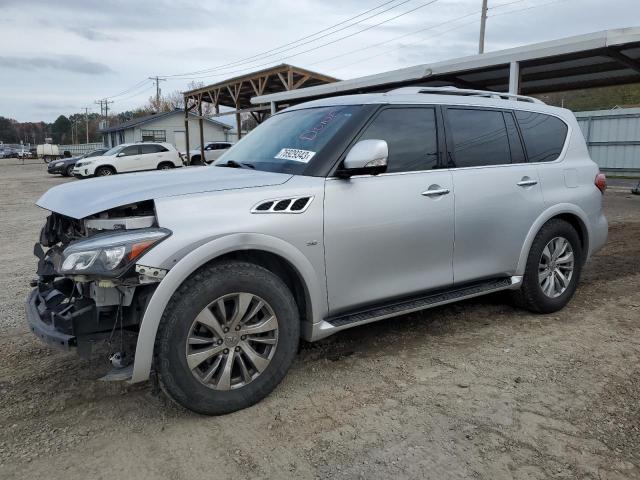 Lot #2471252983 2017 INFINITI QX80 BASE salvage car