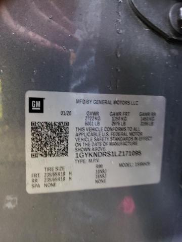 2020 Cadillac Xt5 Premium Luxury VIN: 1GYKNDRS1LZ171095 Lot: 76229703