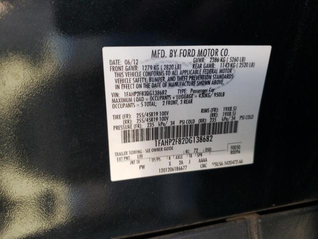 1FAHP2F82DG138682 2013 Ford Taurus Limited