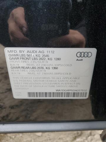 VIN WA1DGAFP5DA037532 2013 Audi Q5, Premium Plus no.12